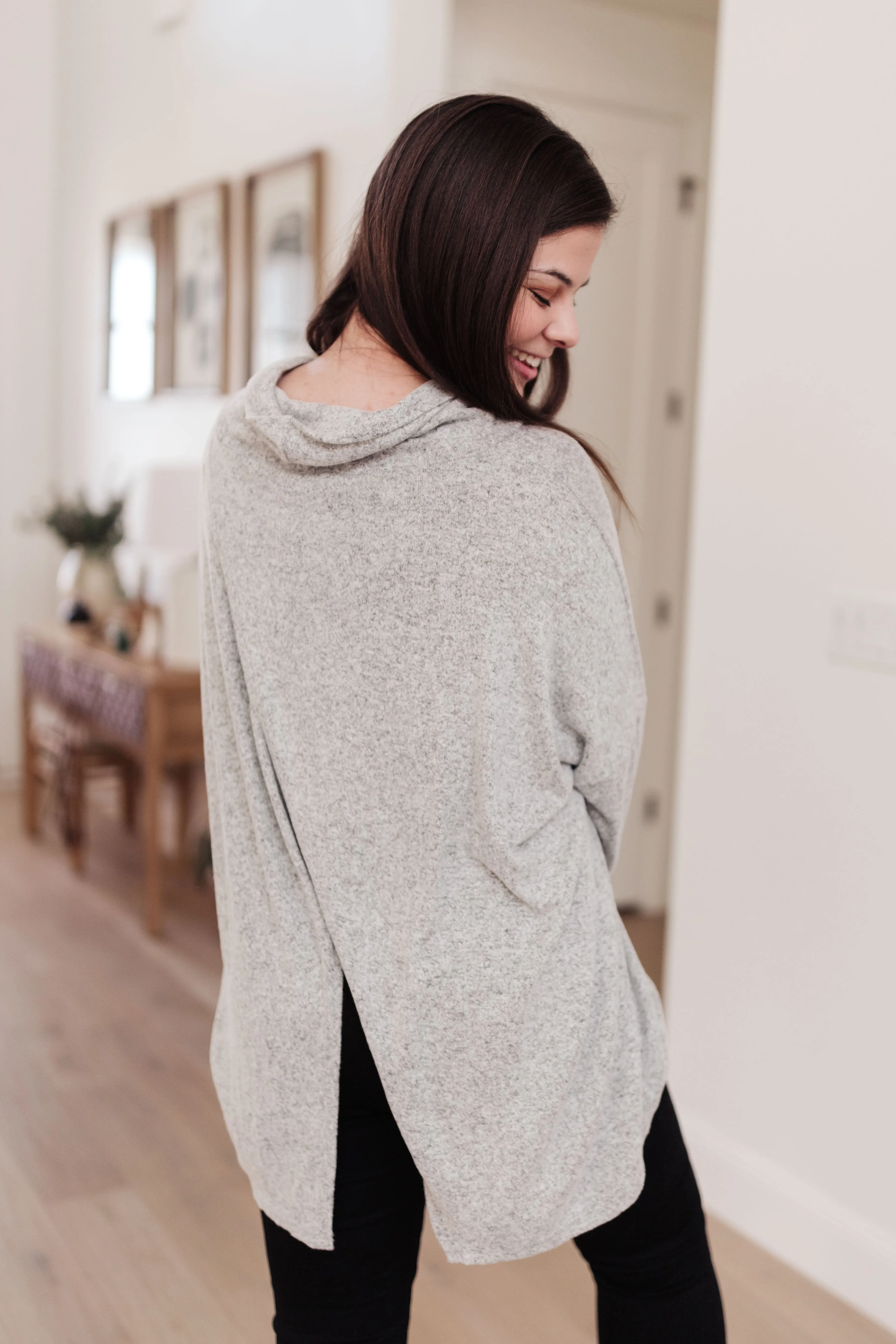 Soft Intentions Grey Sweater