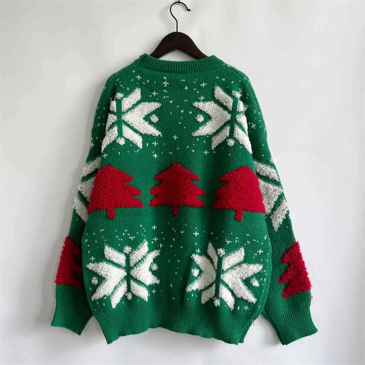 TEEK - Snowflake Long Sleeve Sweater