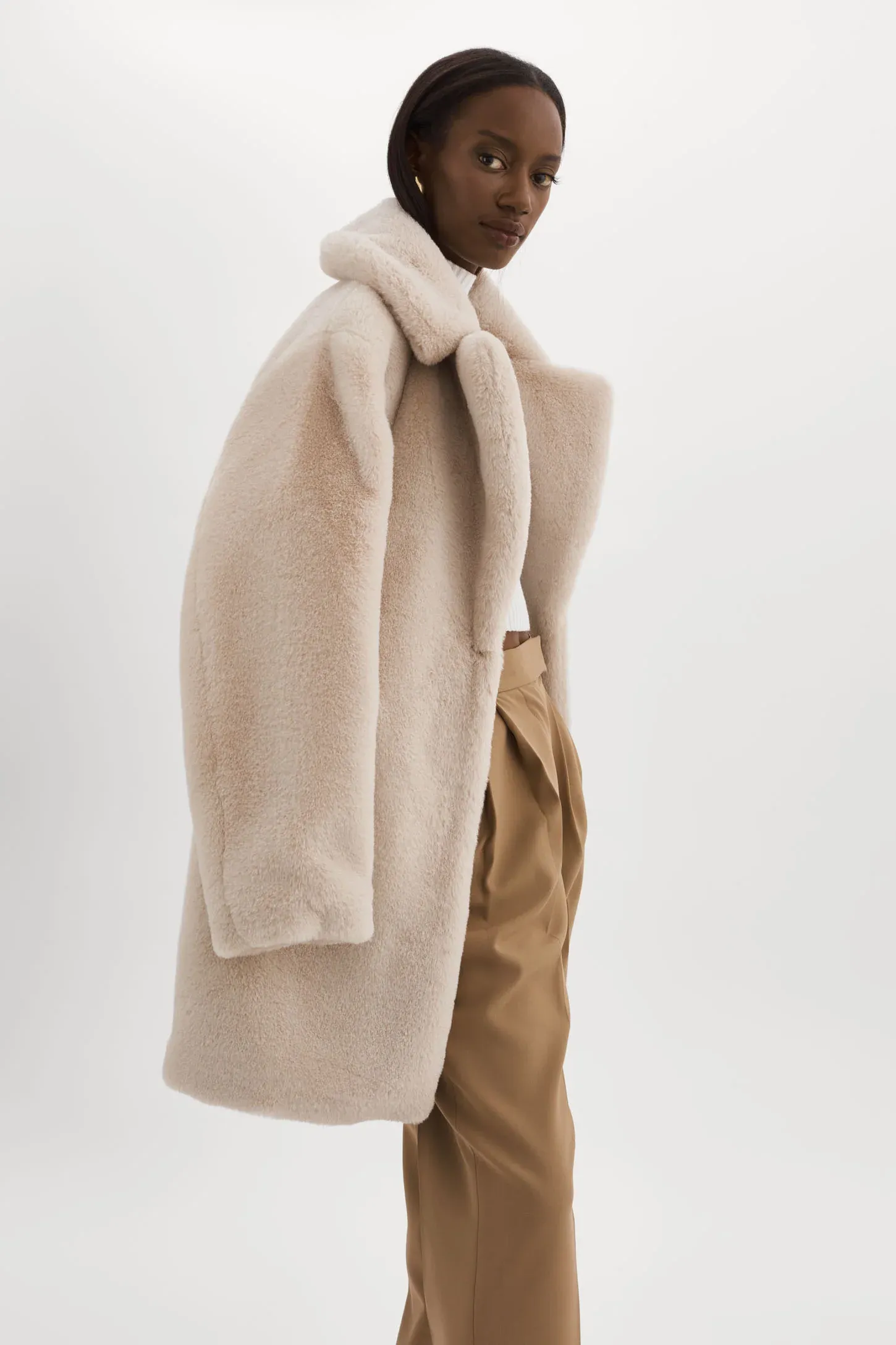 The Linnea Faux Fur coat