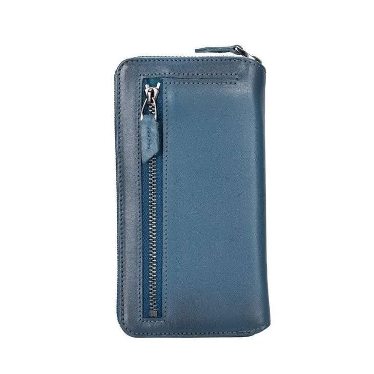 Timothy Apple IPhone 14 Series Detachable And Zipper Leather Wallet Case (Set of 2)