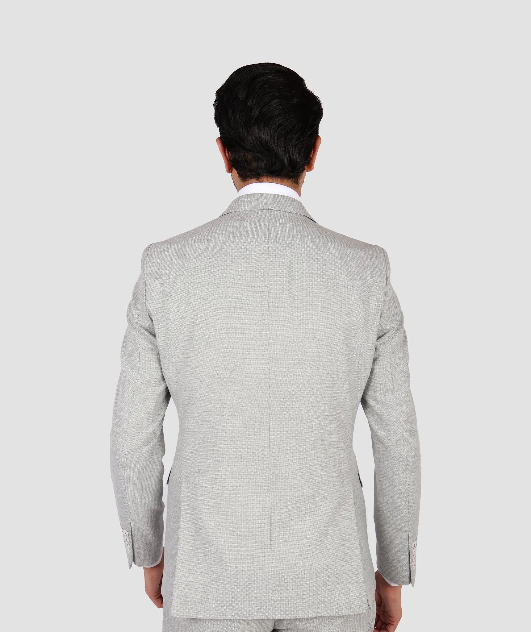 TWN  Grey Slim Fit Formal Suit