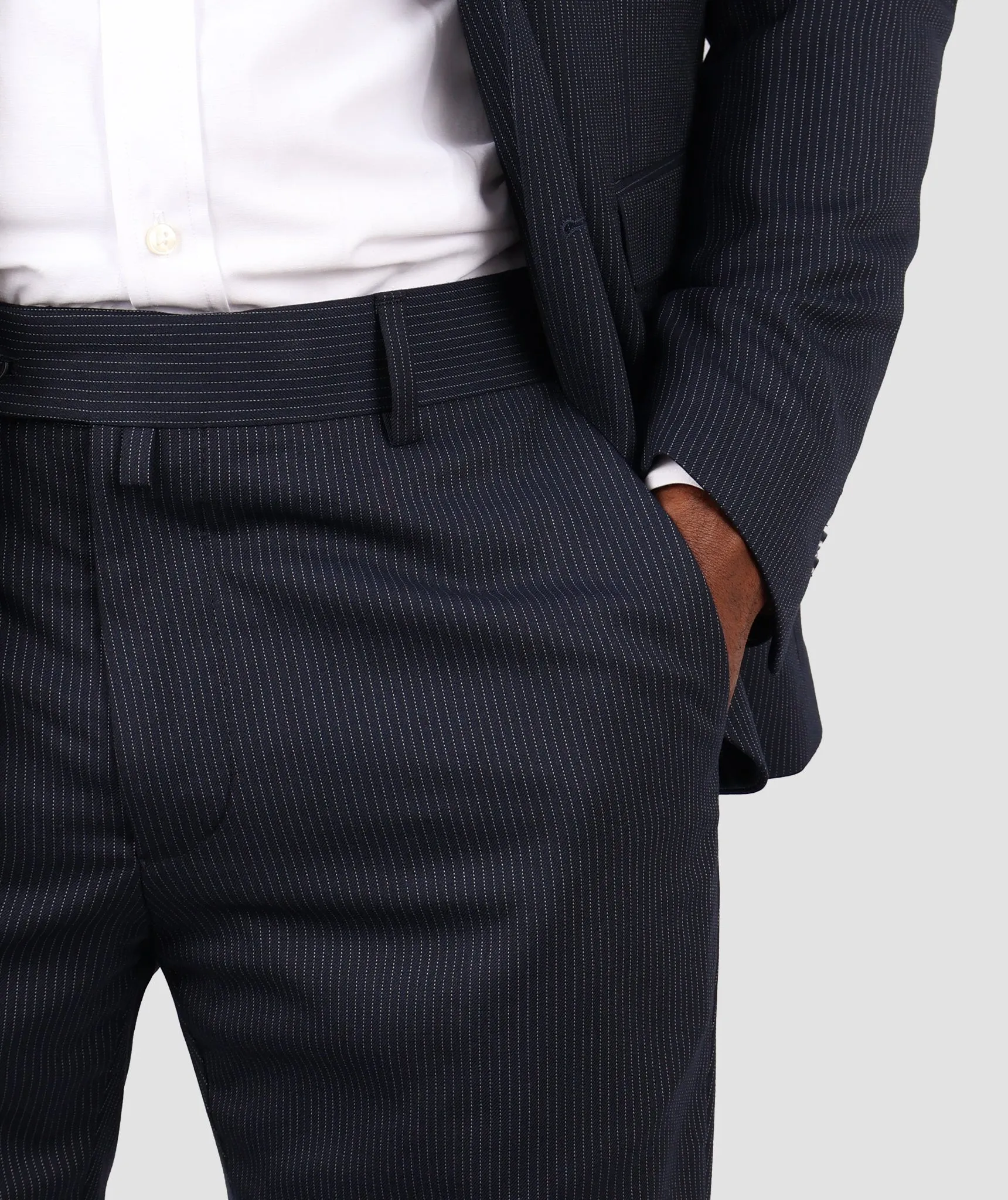 TWN Slim Fit Navy Blue Suit