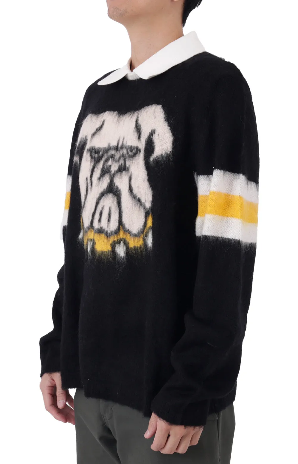 Varsity Style Knit Rugby Shirt