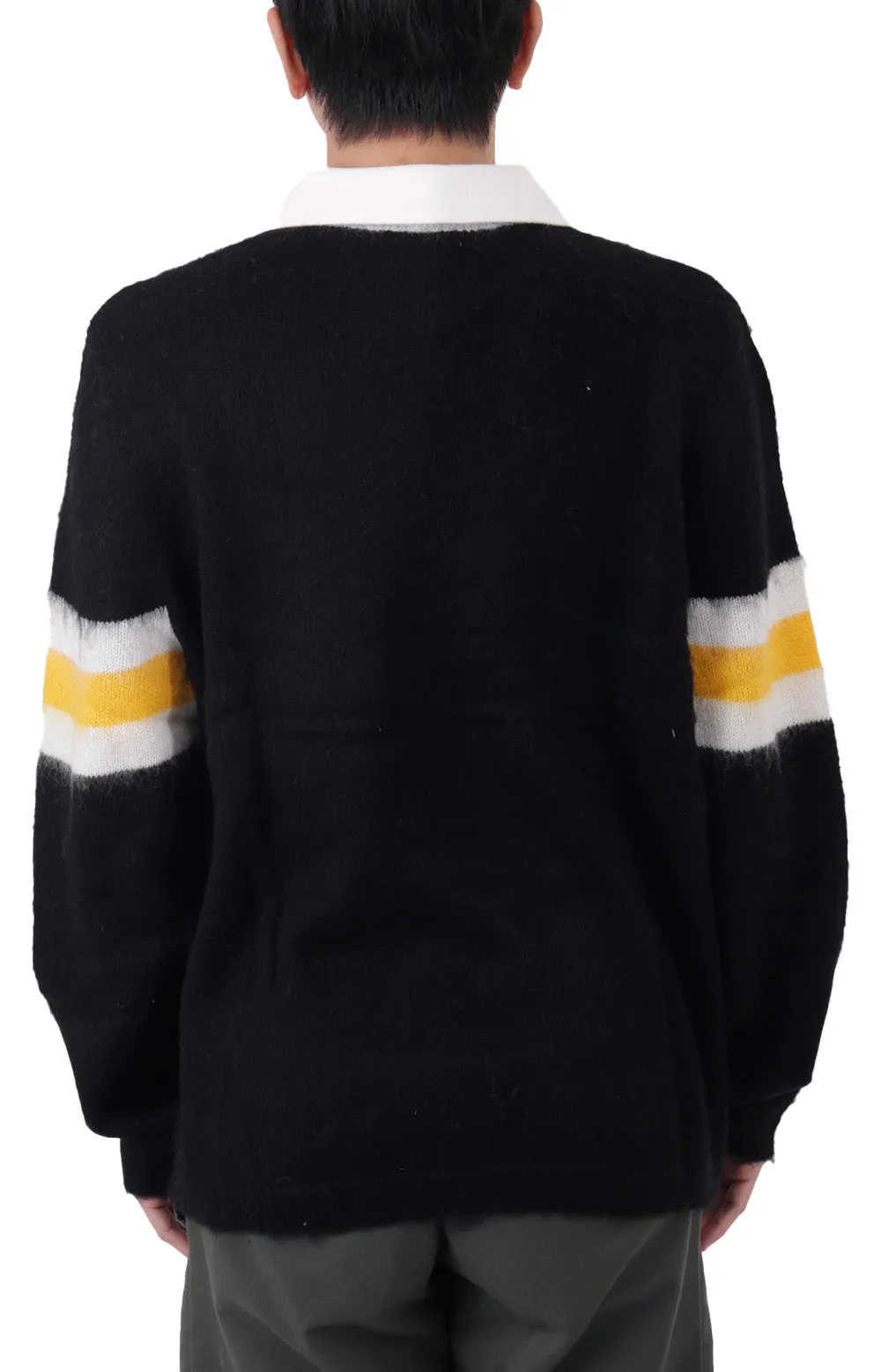 Varsity Style Knit Rugby Shirt