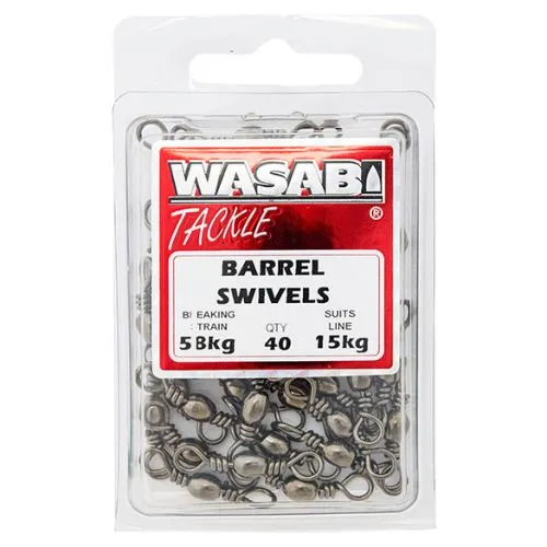 Wasabi Tackle Barrell Swivels