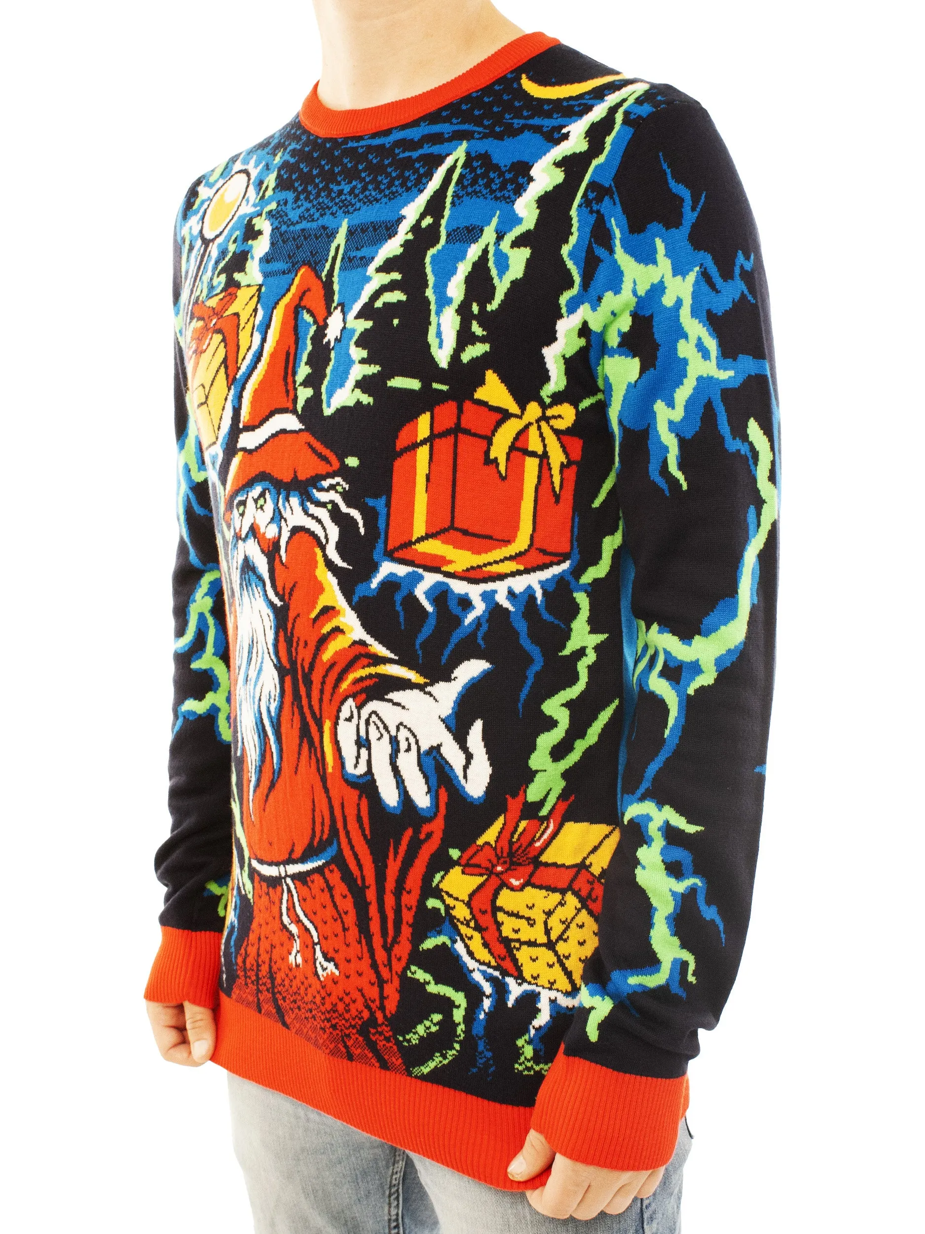 Wizard Santa | Ugly Christmas Sweater For Men & Women | Unisex Sizing